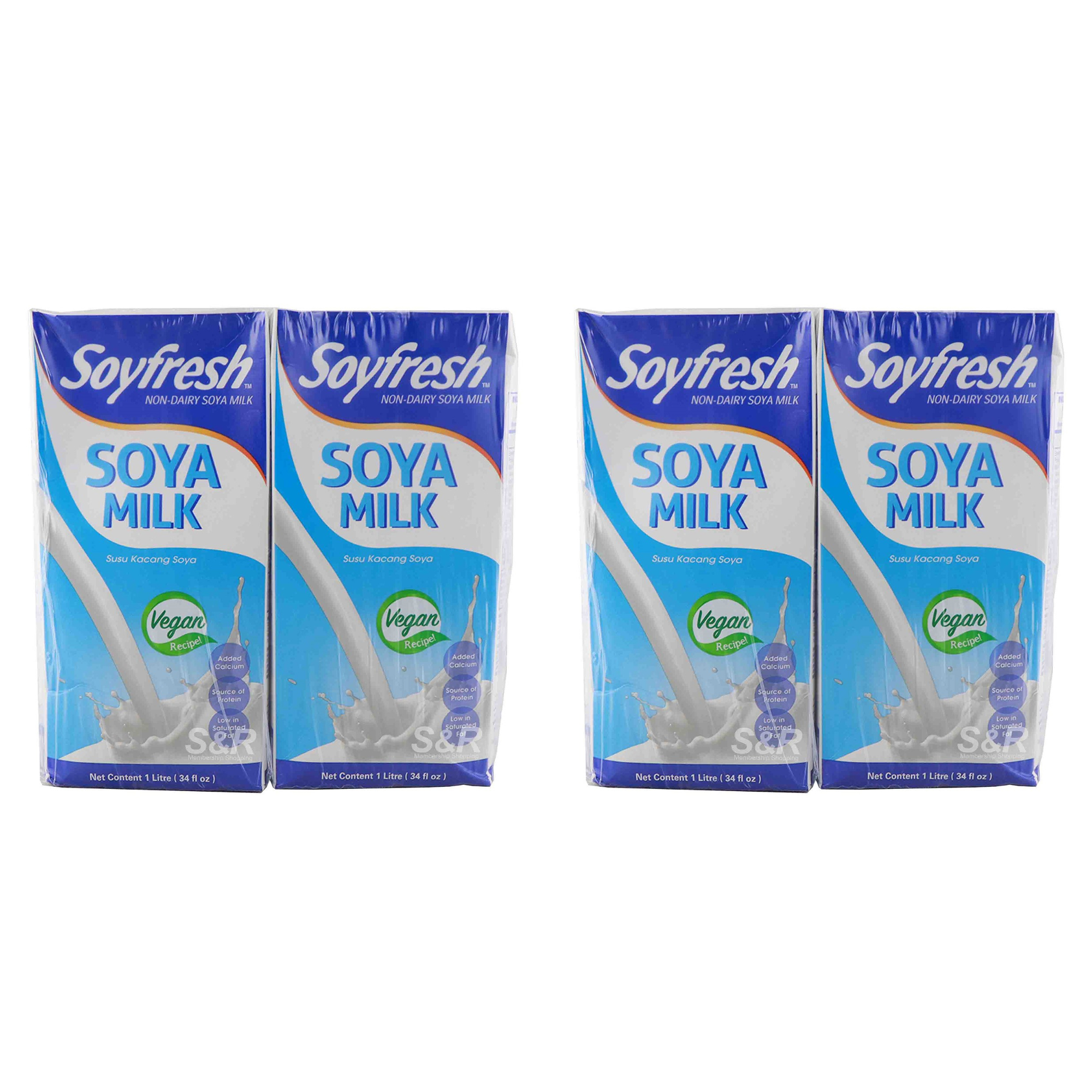 Soyfresh Non-Dairy Soya Milk 4pcs Soyfresh Non-Dairy Soya Milk 4pcs